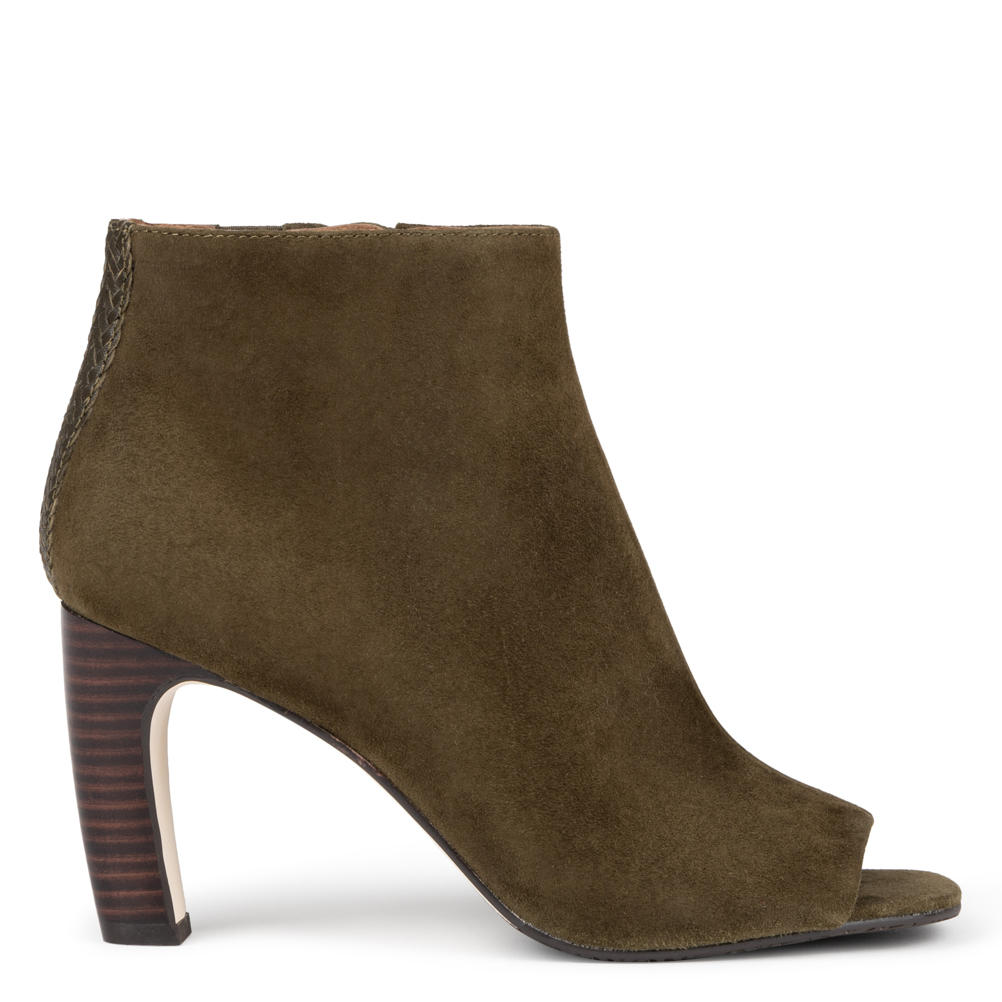 Donald Pliner Women's Peep Toe High Heel Shooties In Military Green