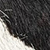 Donald Pliner Calf Hair Kiltie Fringe Moc Toe Loafer Mule In Bone Black