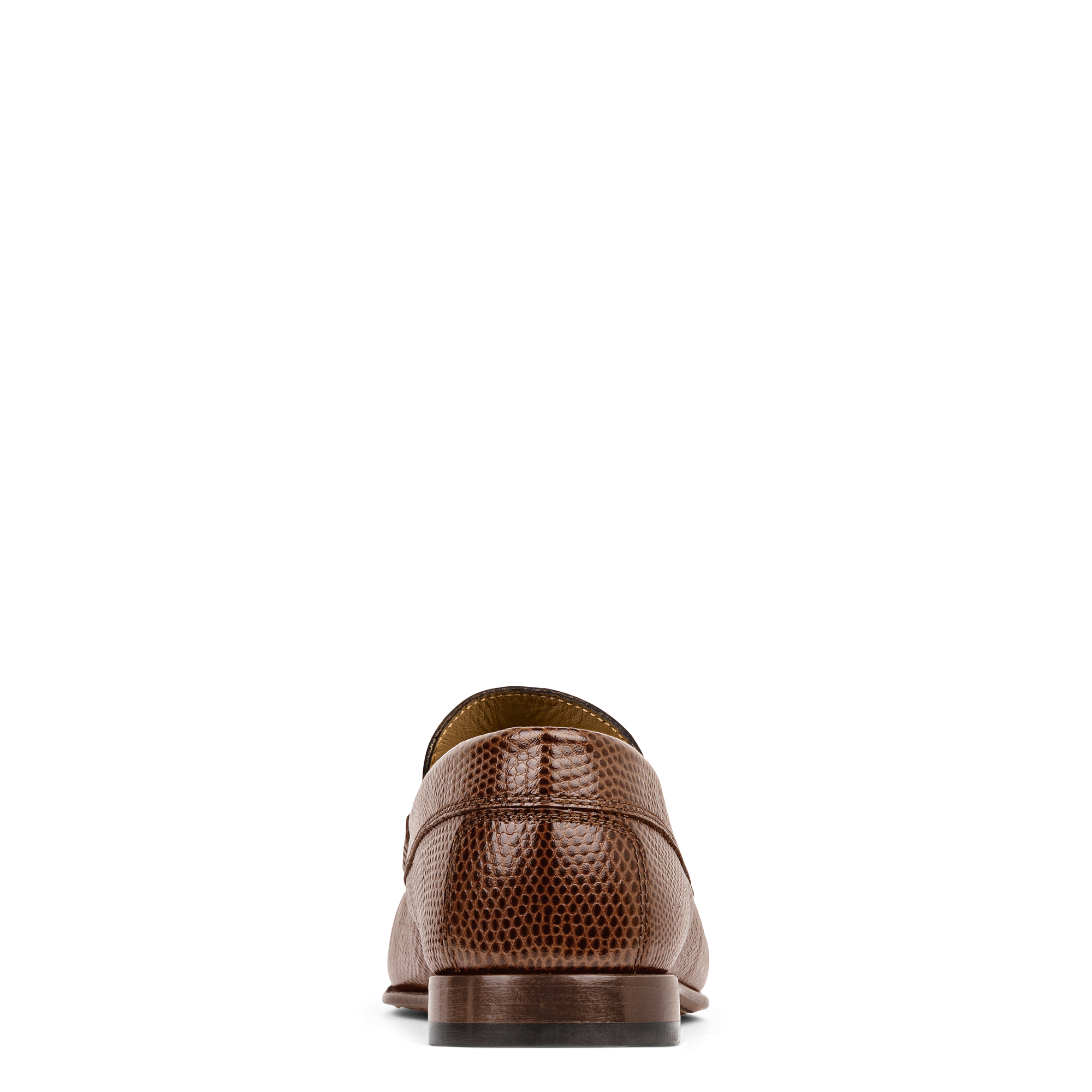 Donald Pliner Dacio Bit Loafer In Whiskey Lizard Print