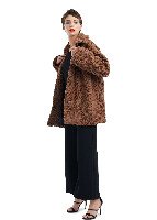 新品タグ付きHer lip toFaux Fur Reversible coat NXBC Winter Faux Fur Coats for Women,Faux Fur Leather Jacket