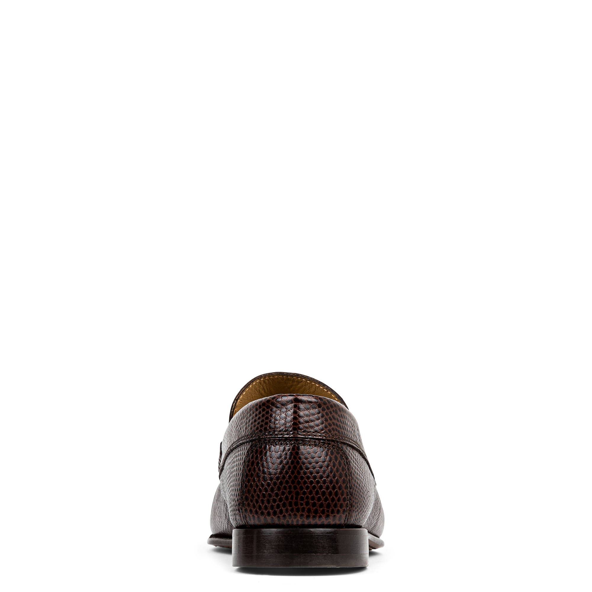 Donald Pliner Men's Dacio Lizard-effect Leather Bit Loafers In Dark Brown Lizard Print