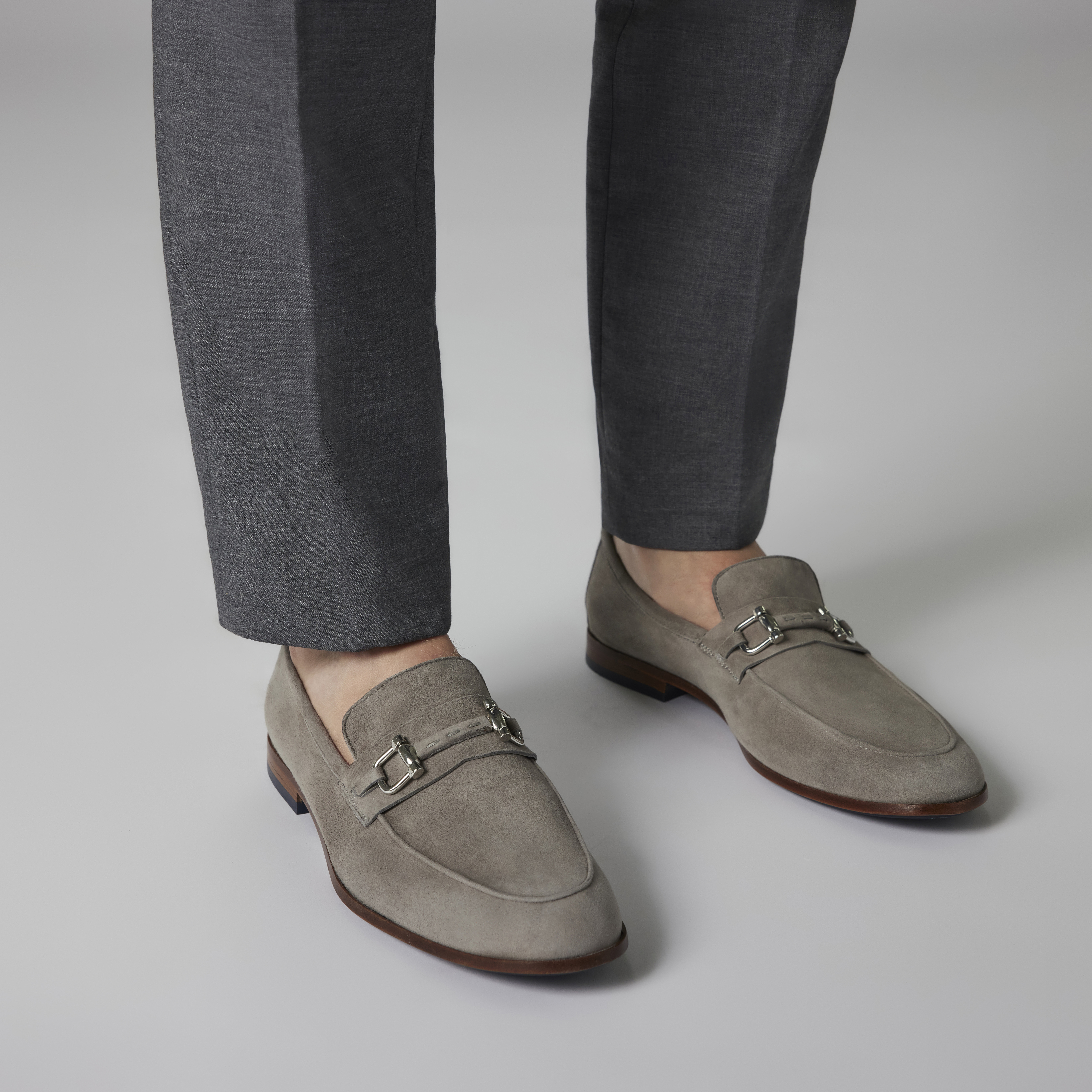 Donald Pliner Slade Loafer In Grey