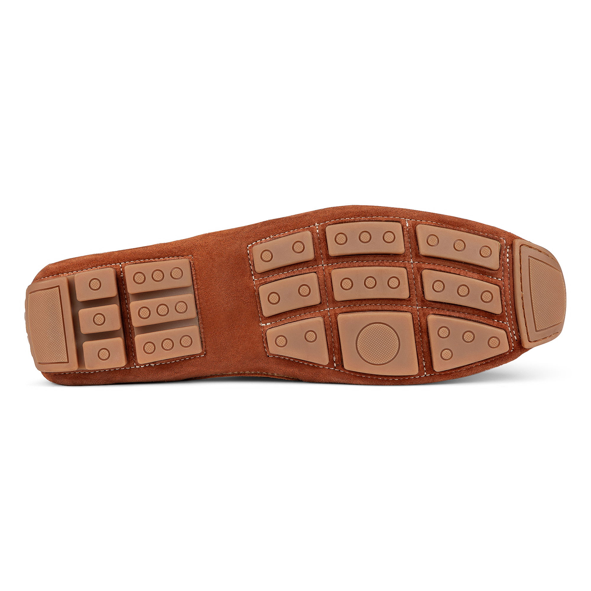 Donald Pliner Men's Dacio Metal-bit Suede Driving Loafers In Cognac Suede