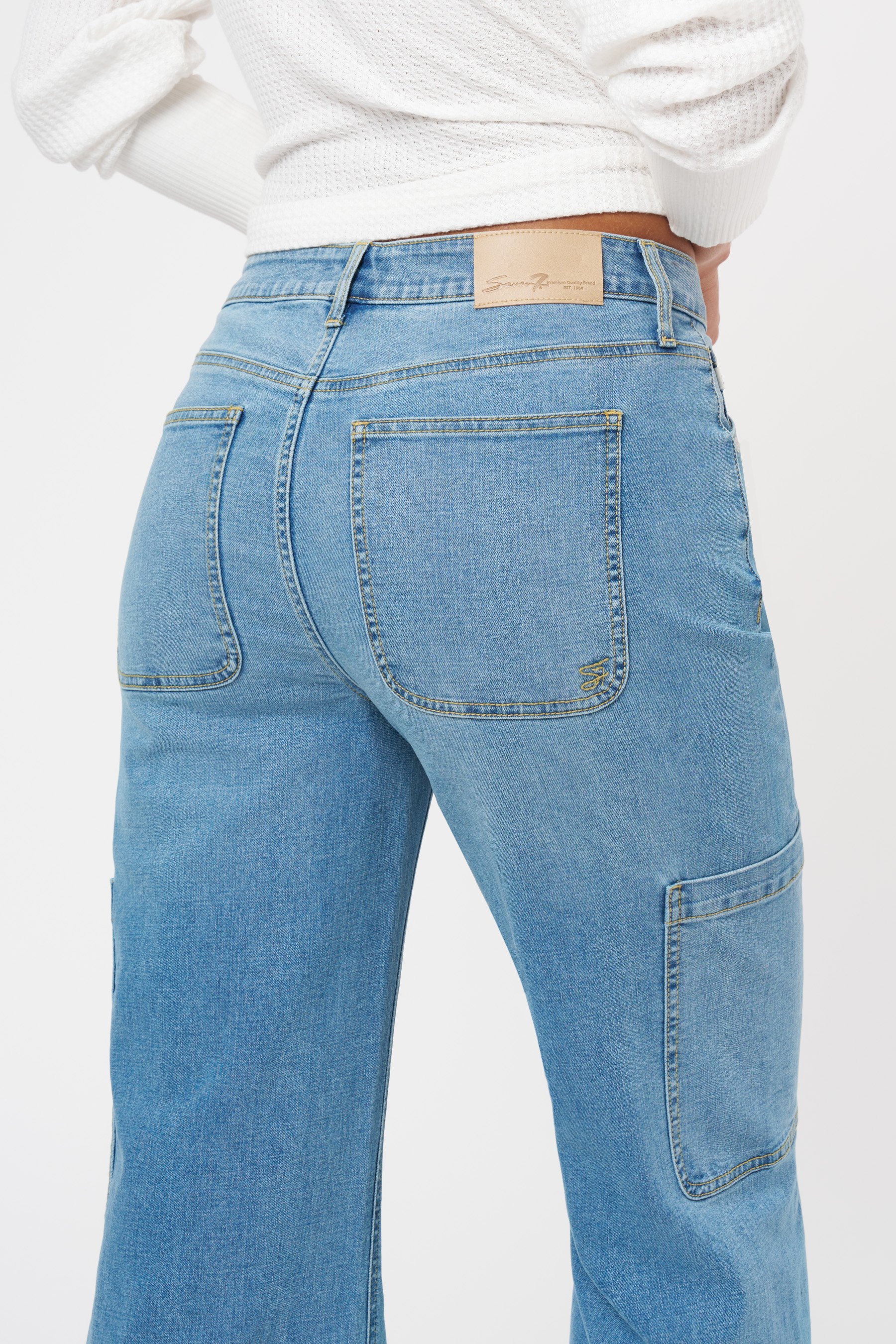 パンツ MUCENT Callet Wide Cargo Denim Pants 2 Colors P00000RY Amazon.com: Men's Jeans Cargo Style Wide Leg Denim Pants
