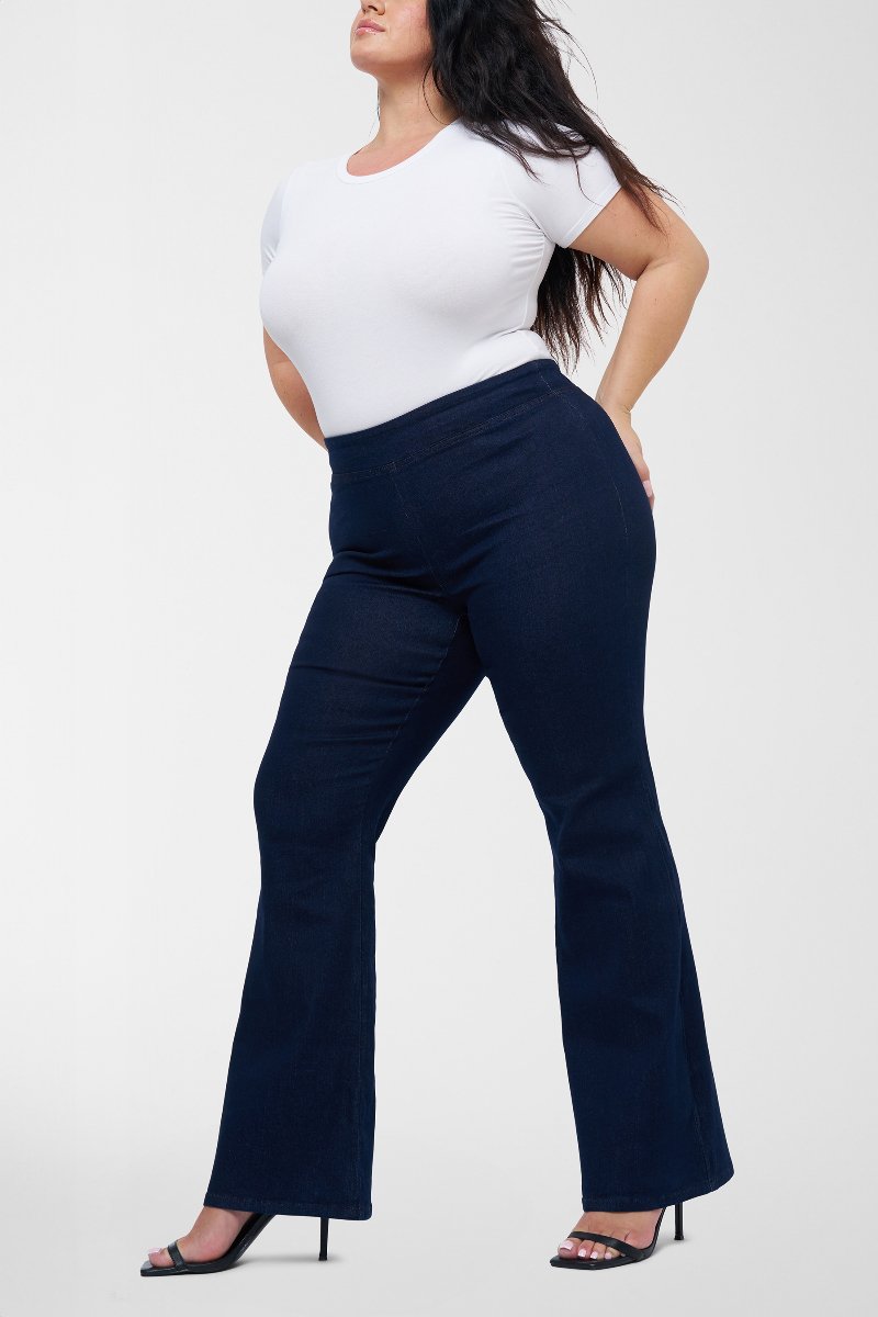 【希少・新品】Allege×HOWDAY Semi flare Trousers SaoBiiu Spring Autumn Women Long Flare Pants High Waist