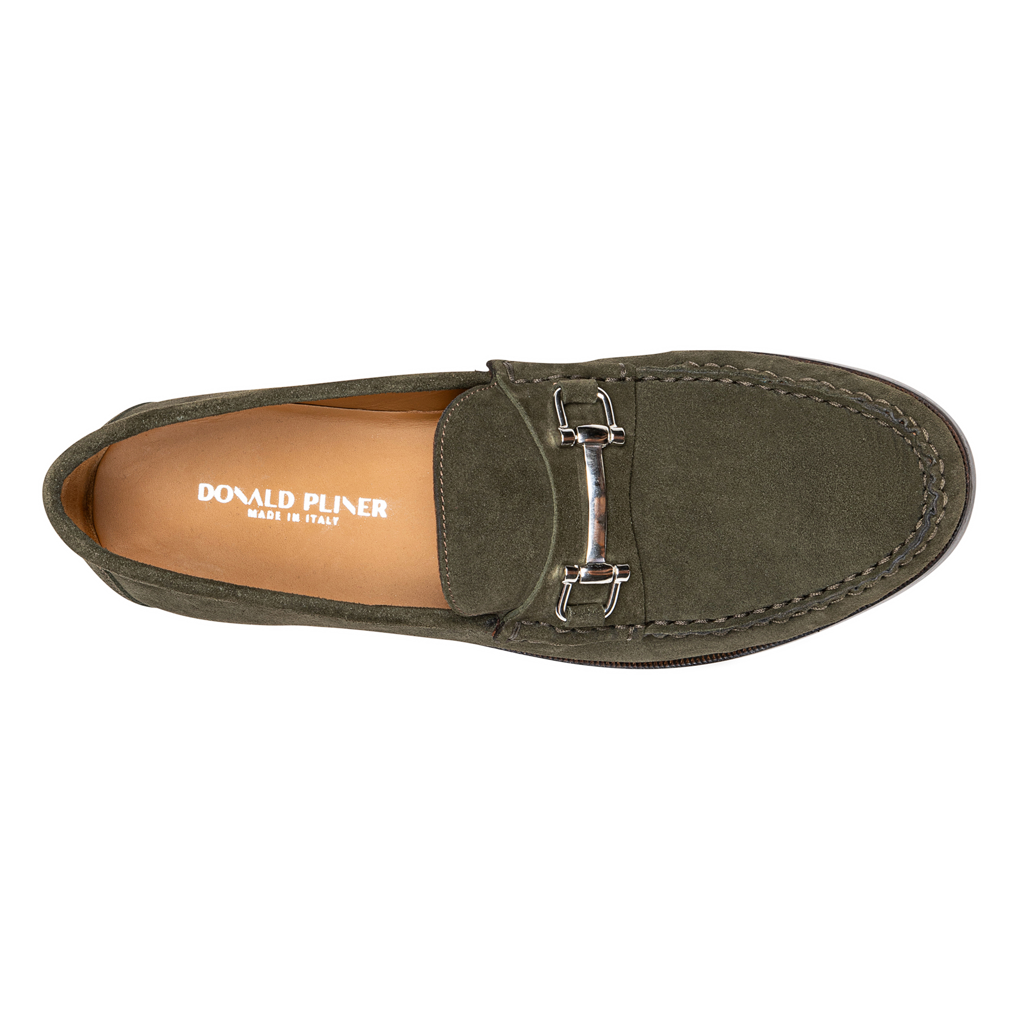 Donald Pliner Men Evanston Military Green Suede Casual In Military Green Suede