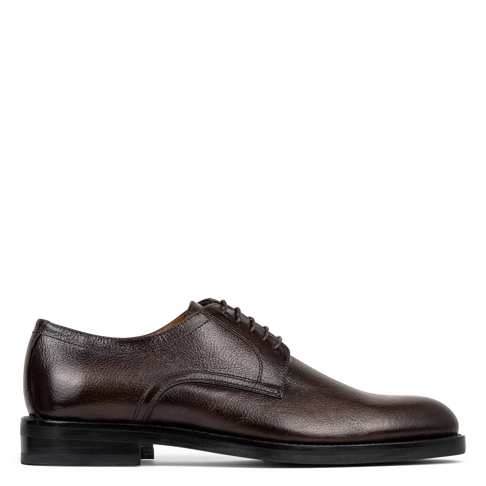 Donald Pliner Men's Rockwell Leather Derby Shoes In Dark Brown