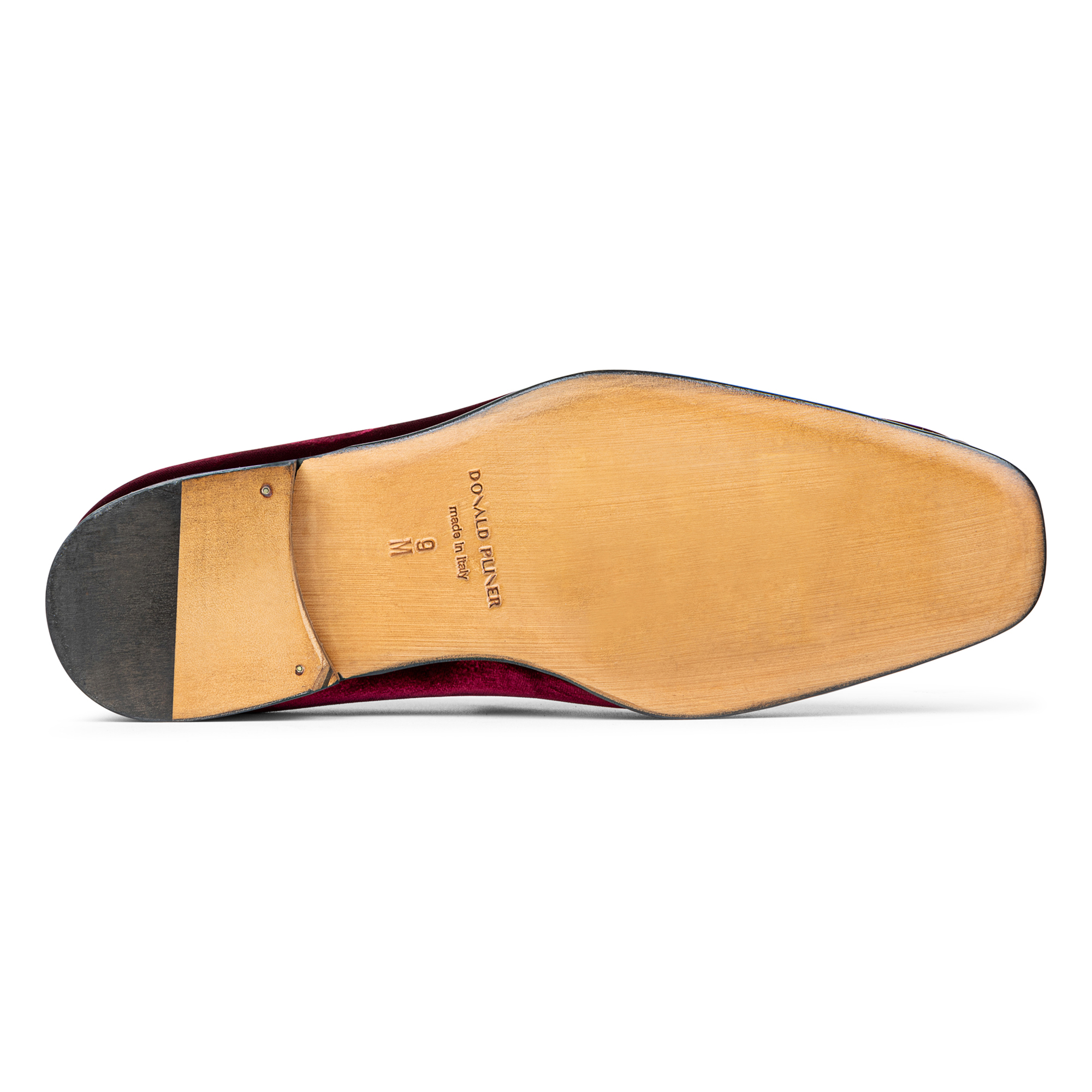 Donald Pliner Jaegar Smoking Loafer In Bordeaux Velvet