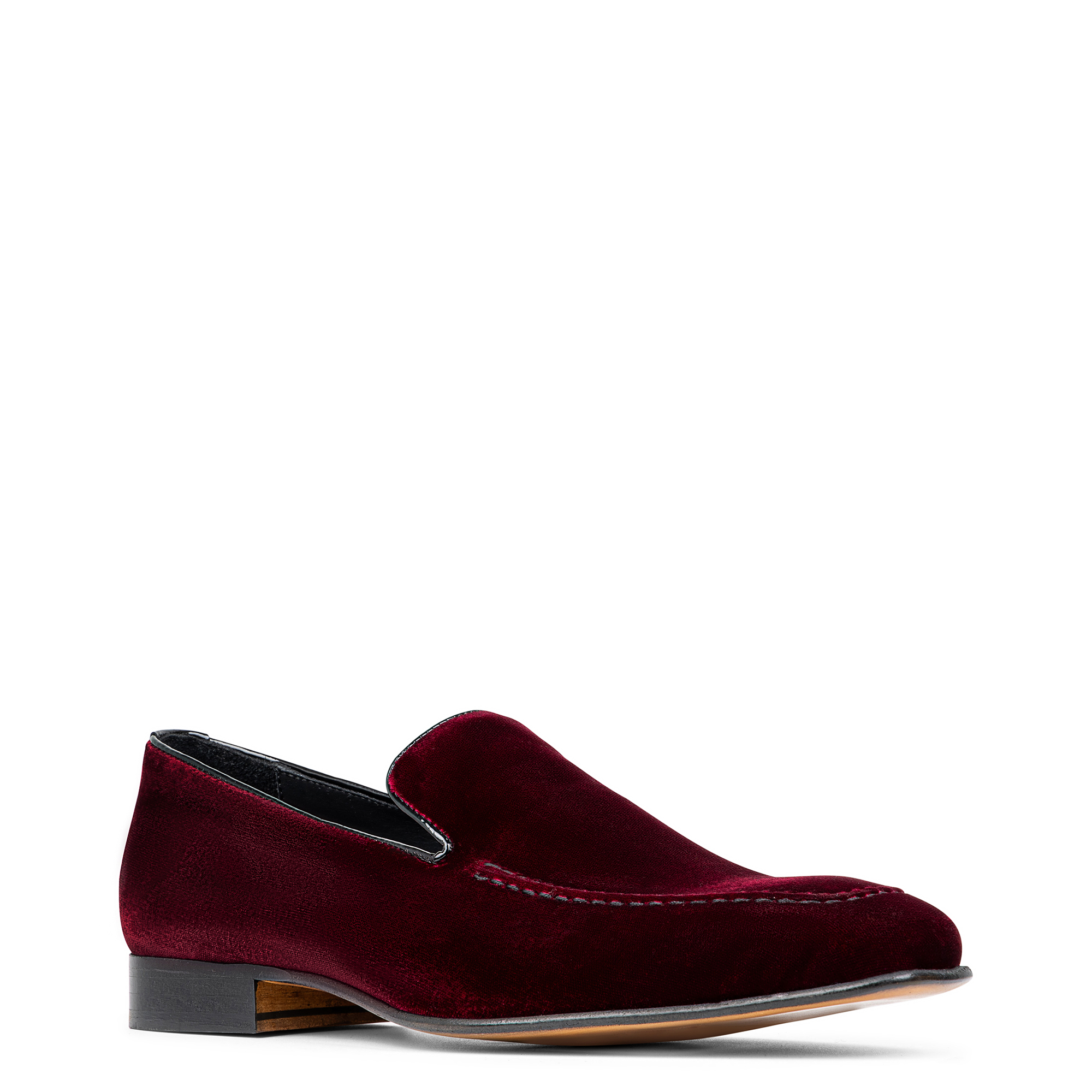 Donald Pliner Jaegar Smoking Loafer In Bordeaux Velvet