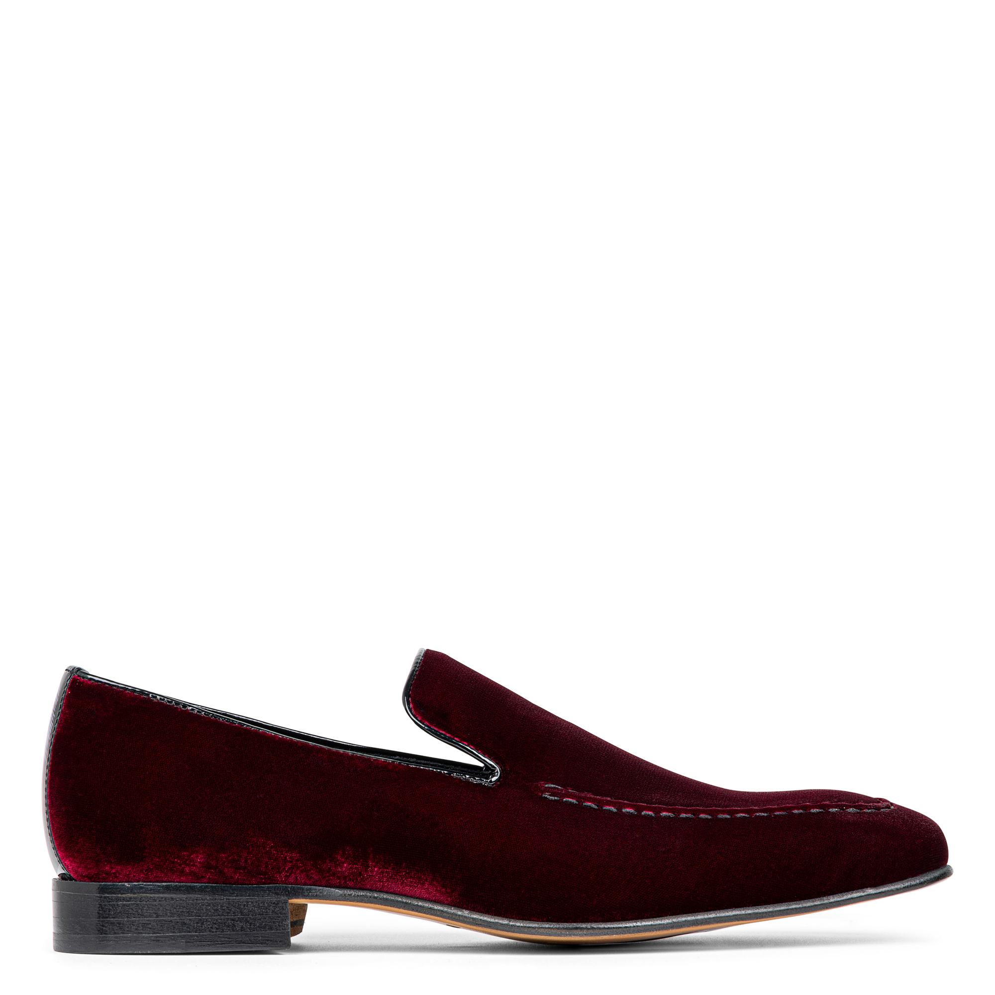 Donald Pliner Jaegar Smoking Loafer In Bordeaux Velvet