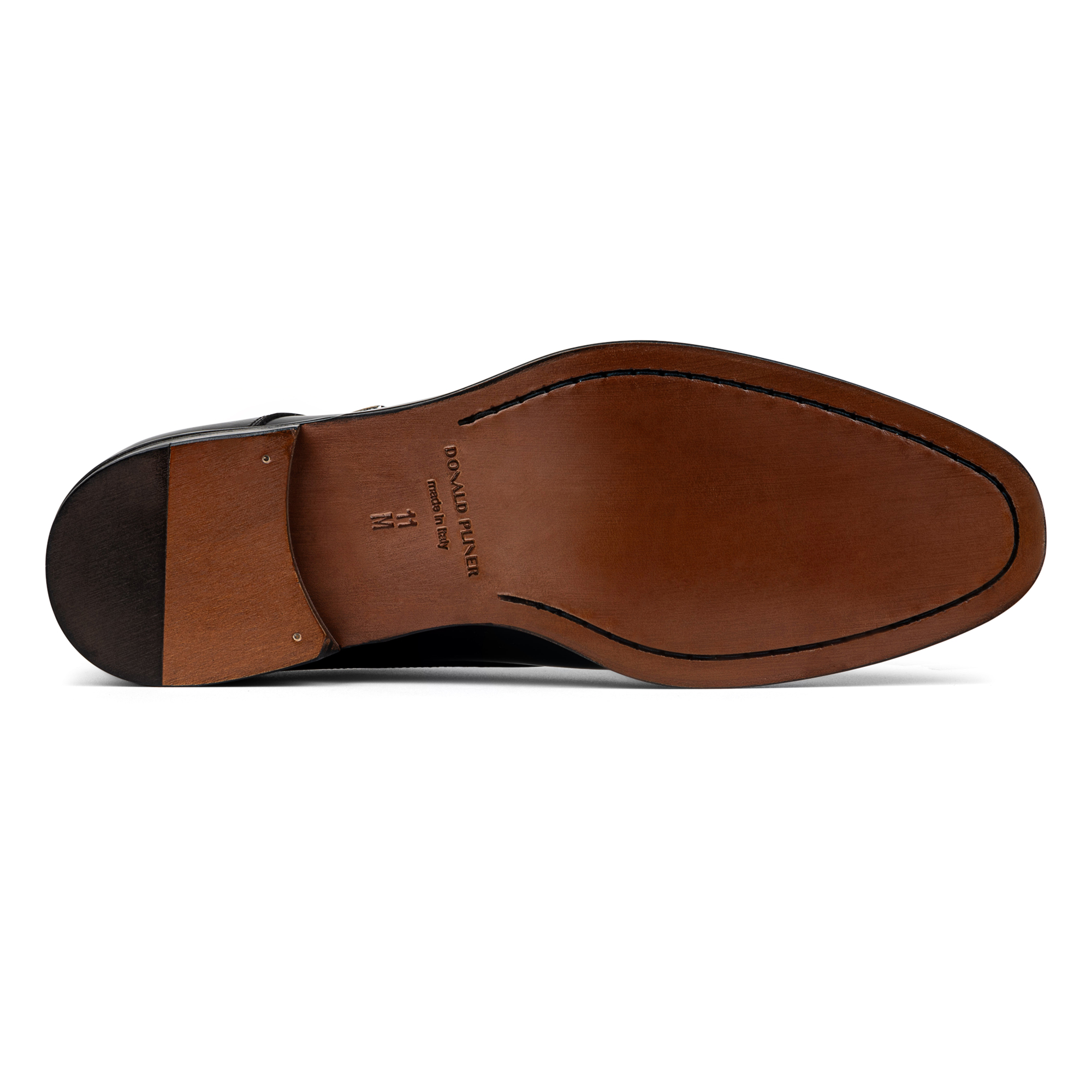 Donald Pliner Men's Leather Double-monk Strap Loafers In Black
