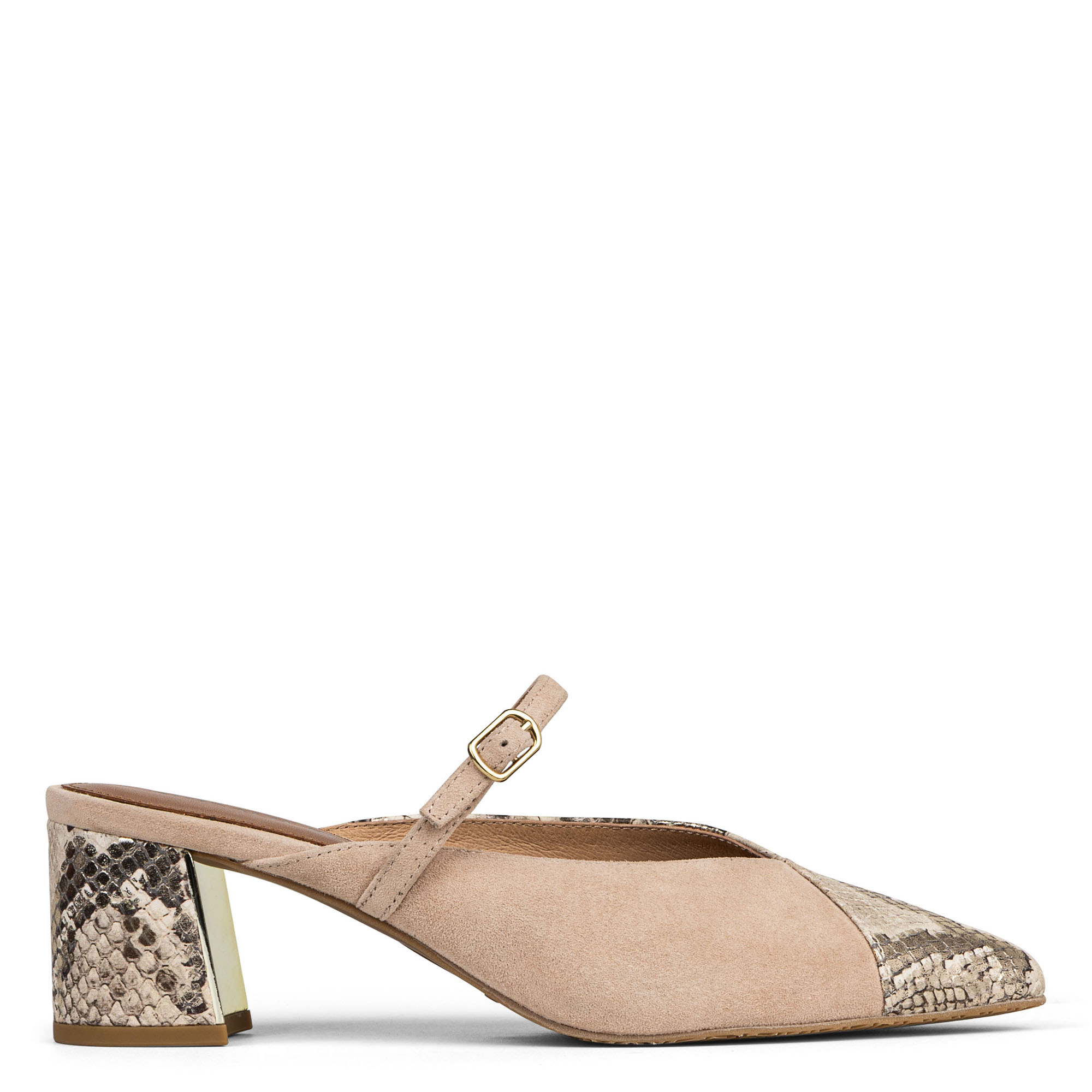 Donald Pliner Pointed Toe Mule In Sand