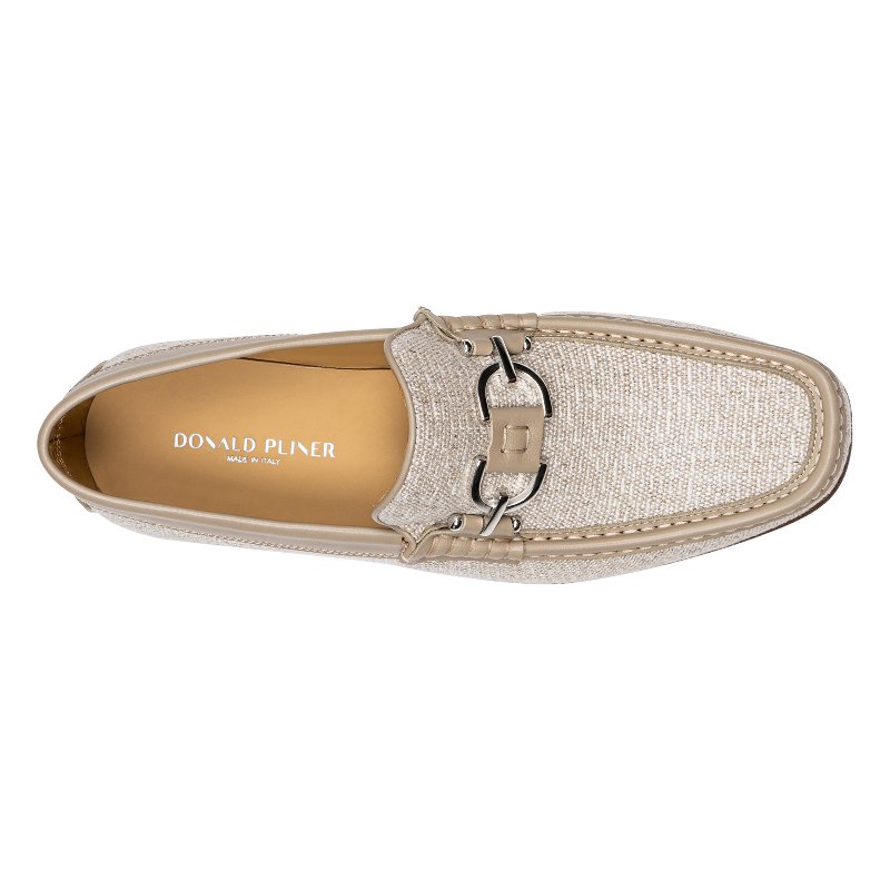 Donald J. Pliner Beige Loafers with Metal Accent Donald J. Pliner | Shoes | Donald Pliner Loren Designer Cork  main image 3