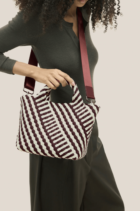 環境に配慮した★NAGHEDI★St. Barths Large Tote Plaid St. Barths Large Tote Plaid | Siena