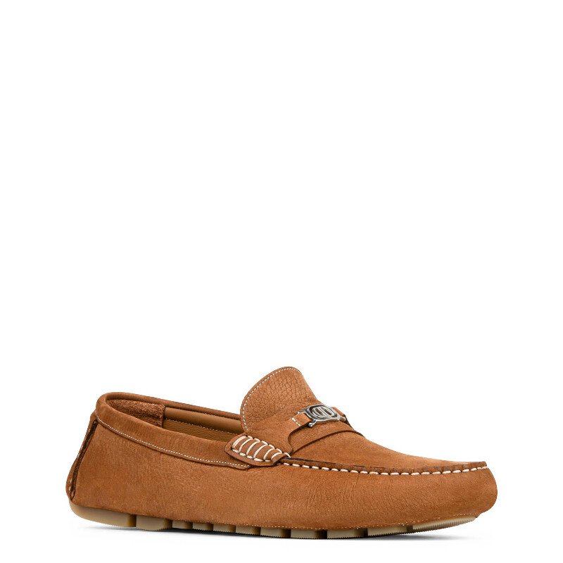 New Men\'s Donald Pliner Dorion 03 Leather Loafer Whiskey Nubuc, Size 12 DORION at Donald Pliner main image 3