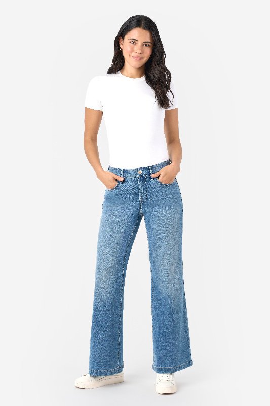 r*.様 highwaist vintagelike straight deni VINTAGE AESTHETIC HIGH WAIST STRAIGHT LEG JEANS - Cosmique
