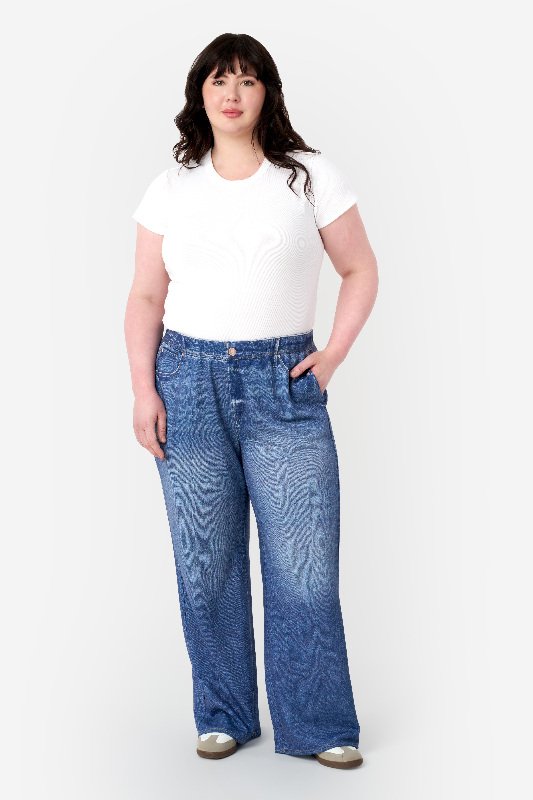 【送料込】 Leg Wide Featherweight Jean Jeans Seven7 at パンツ