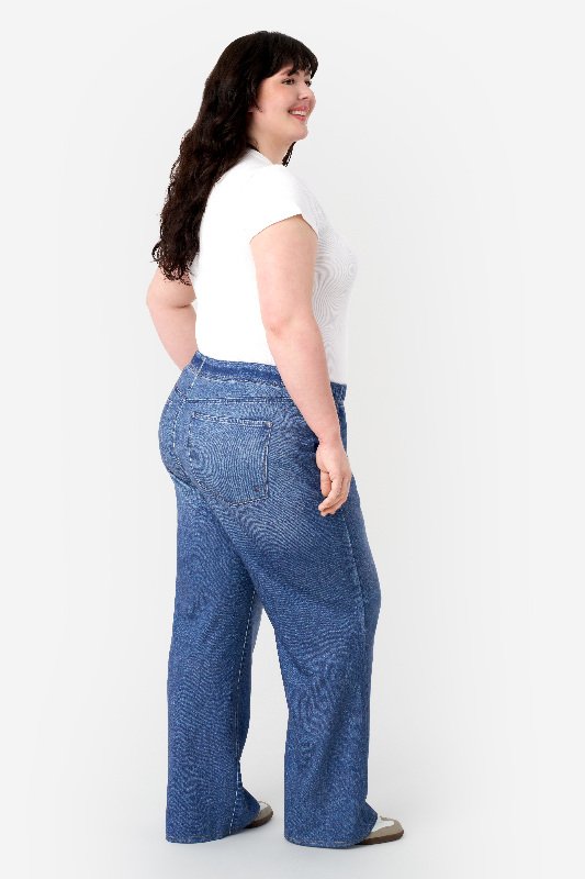 High Rise Pintuck Wide Leg Jean at Seven7 Jeans