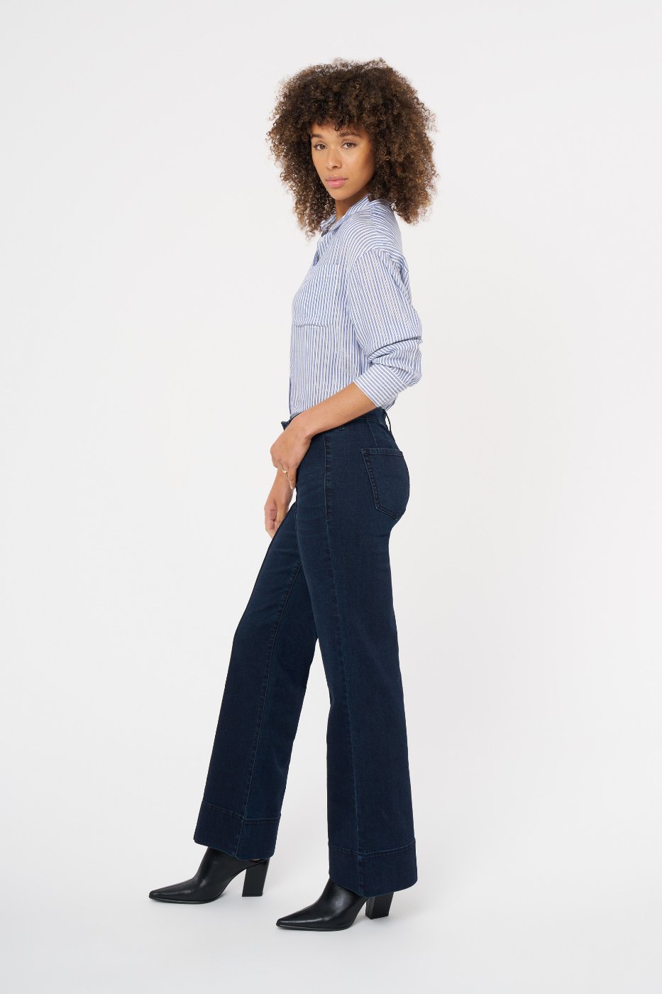 Pintuck Wide Leg Jean at Seven7 Jeans