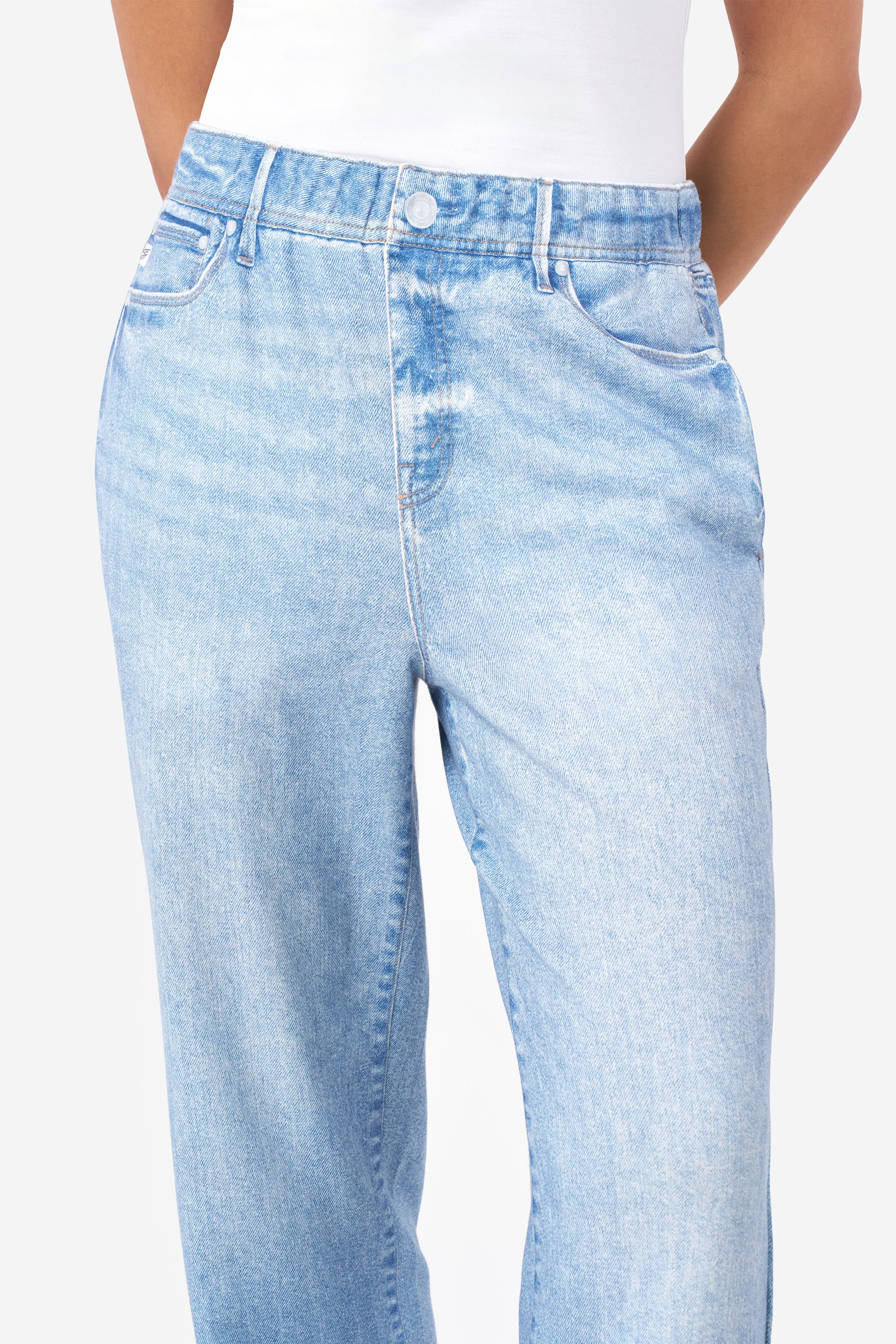 Denim Illusion Cotton Terry Sweatpant Jean Jogger at Seven7 Jeans