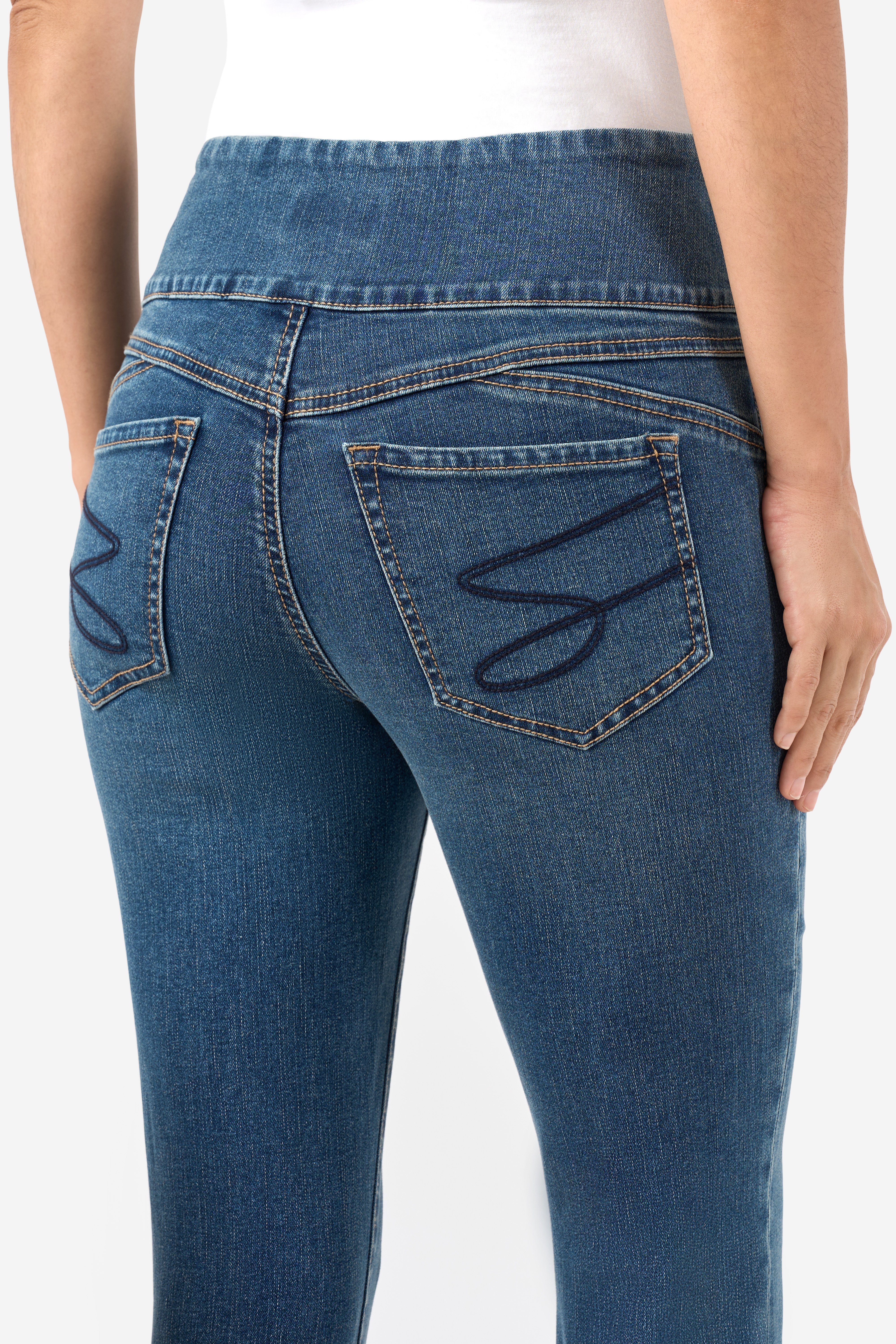 Tummy Roner High Cuff Skinny Jean at Seven7 Jeans