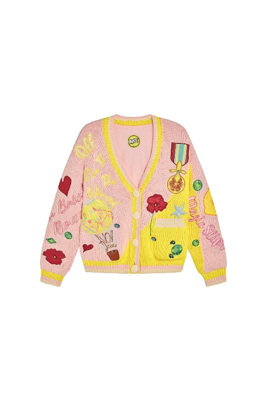 トップス JEANASIS eL+1 Graffiti Cardigan Graffiti at No! Jeans