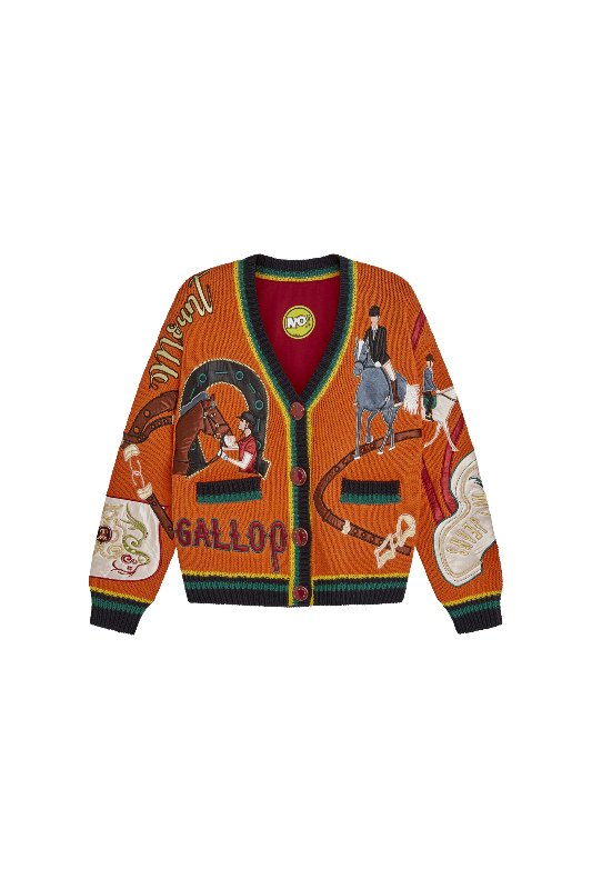【美品】即完売JEANASIS eL+1 Graffiti Cardigan Graffiti at No! Jeans