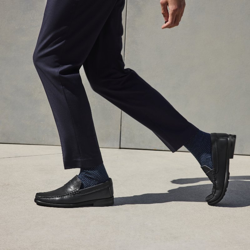 Donald J. Pliner Varran Penny Loafers Men\'s Shoes Size 13 Black MSRP $195 Donald Pliner Penny Loafer (Men) | Nordstromrack main image 4