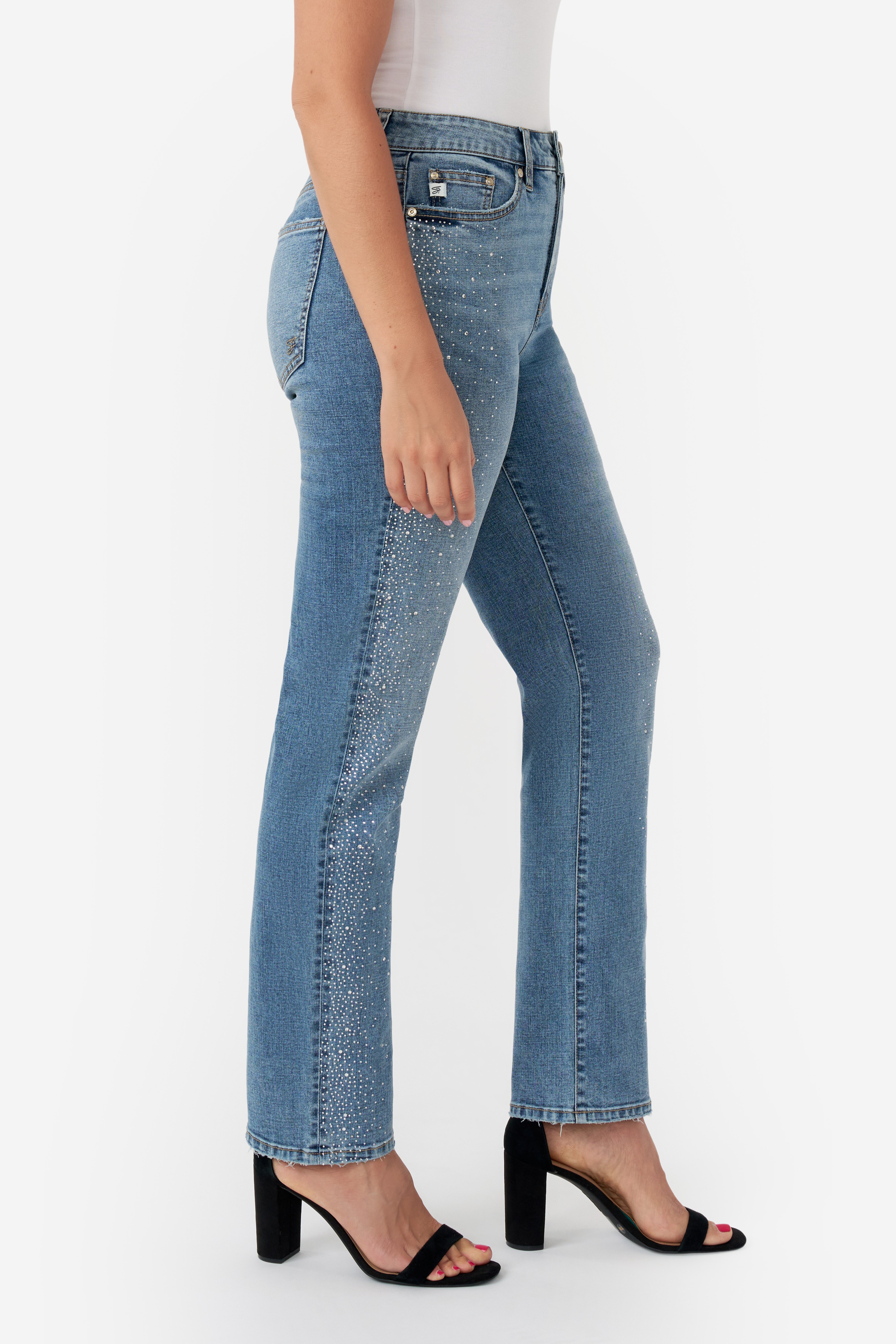 Vintage Shine Denim Straight Jean at Seven7 Jeans