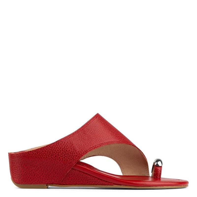red | Women Shoe Regular at Donald Pliner NWOT Donald Pliner Red/Linen & Elastic Sandals main image 0