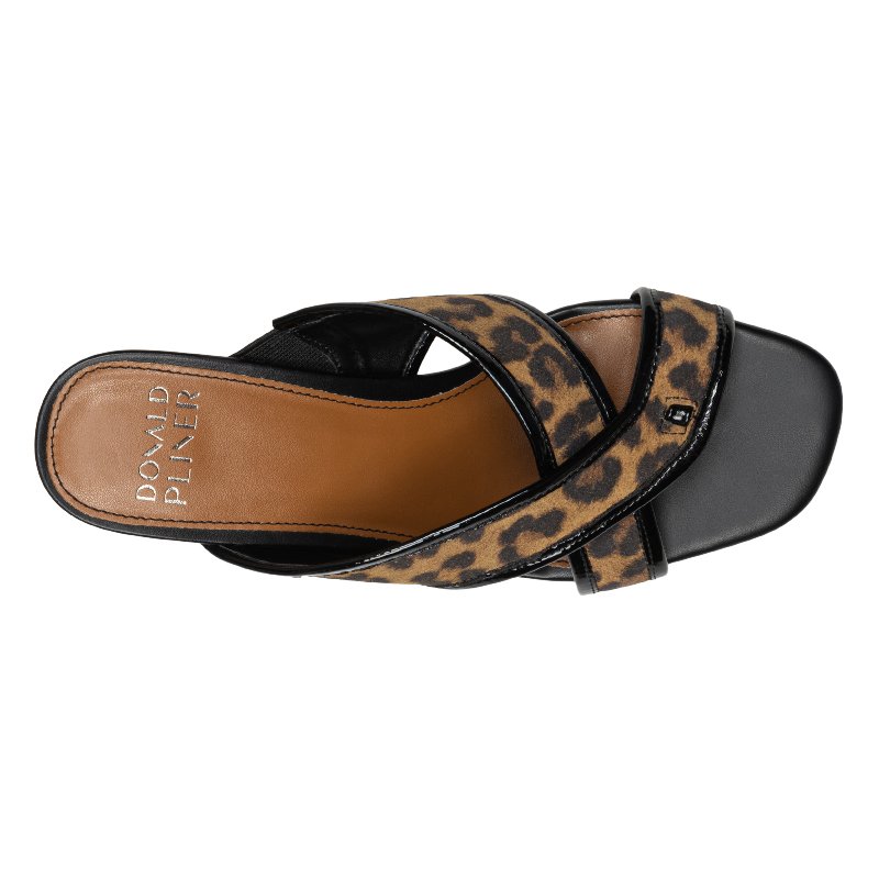 Sandales à Talons Donald J Pliner Vista En Daim Noir - Taille 8 US - Neuves Dans Boîte