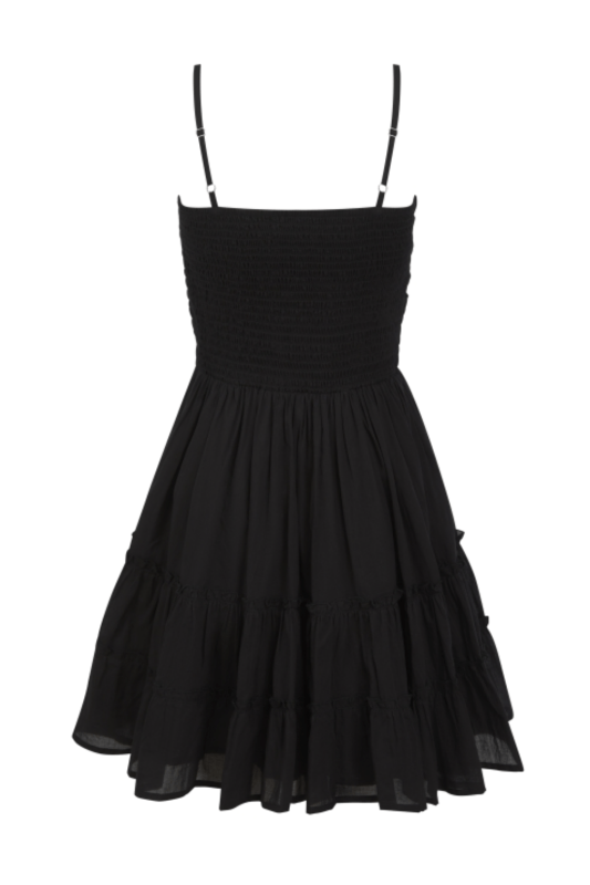 Boho Black Dress at TAGS Boutique